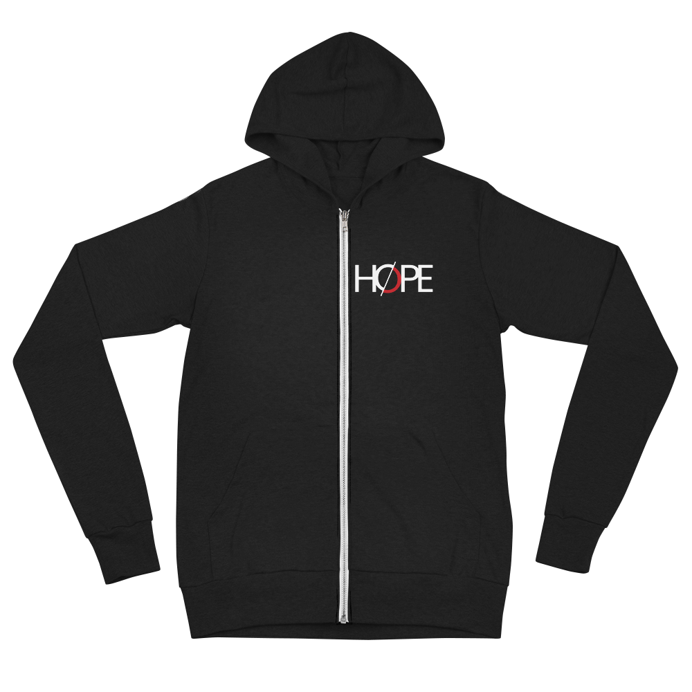 HOPE Lightweight Zip Hoodie – HOPE IS VITAL